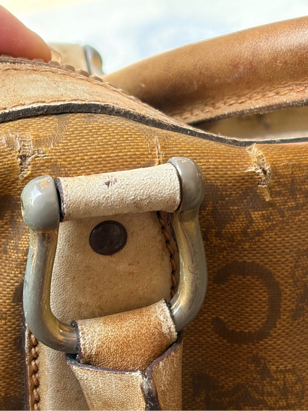 Authentic Celine Paris Diffusion Vintage Satchel Boston Bag Italy - Picture 15 of 15